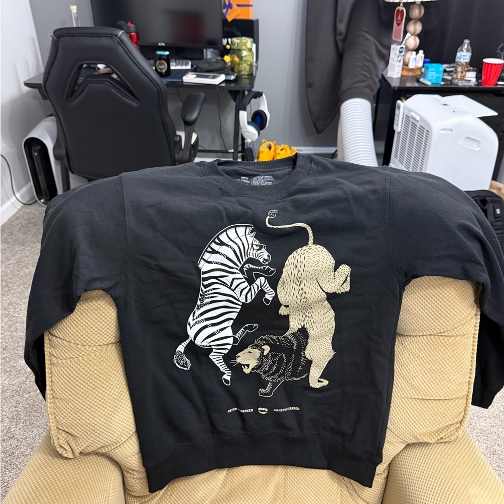 Chomp Black Crewneck Graphic